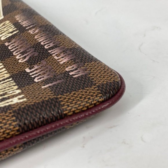 LOUIS VUITTON Damier Pochette Mira MM Accessory Pouch Chain Shoulder Bag - Picture 11 of 15